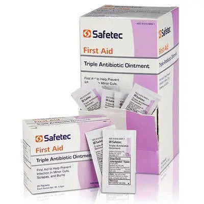 Safetec Triple Antibiotic Ointment Packets 144box